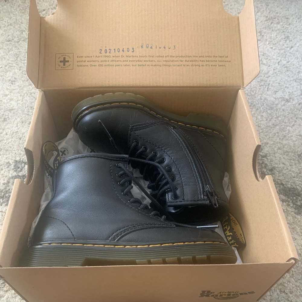 Dr. Martens leather toddler boot!